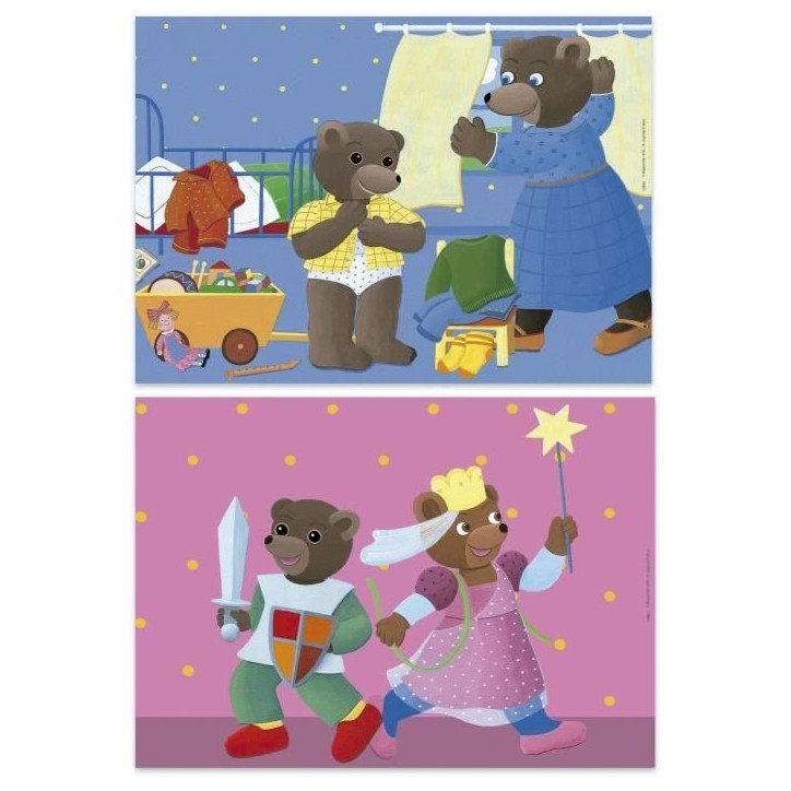 Puzzle - EDUCA - Petit Ours Brun : Ensemble de 2 puzzles de 48 pieces pour enfants des 4 ans Puzzle - EDUCA - Petit Ours Brun : Ensemble de 2 puzzles de 48 pieces pour enfants des 4 ans