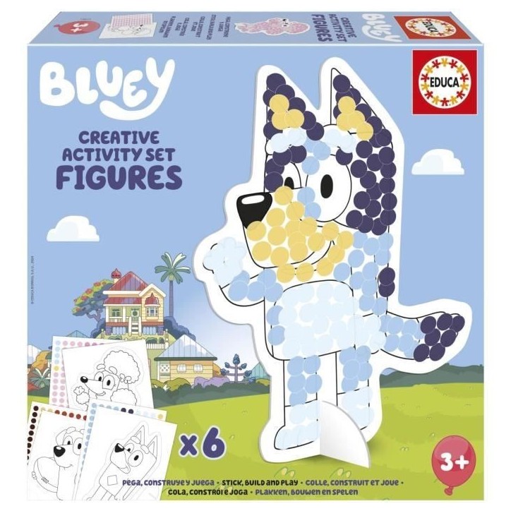 Set créatif - EDUCA - Bluey Creative Activity Set – 3D Set créatif - EDUCA - Bluey Creative Activity Set – 3D