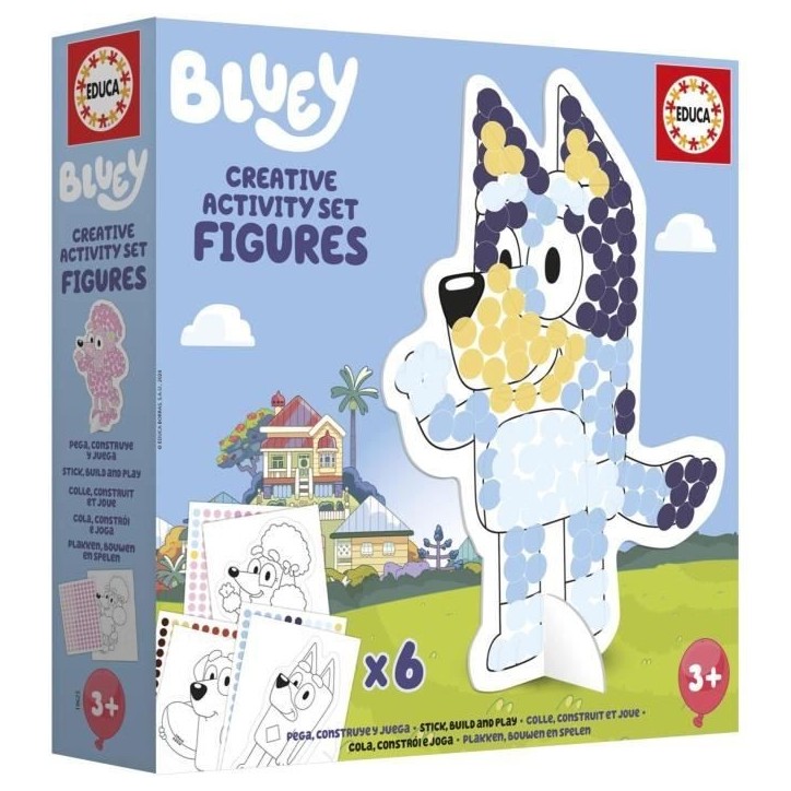 Set créatif - EDUCA - Bluey Creative Activity Set – 3D Set créatif - EDUCA - Bluey Creative Activity Set – 3D