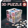 Puzzle 3D - EDUCA - Cube Aesthetic - 216 Pieces - 6 Puzzles de 36 Piec
