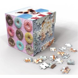 Puzzle 3D - EDUCA - Cube Aesthetic - 216 Pieces - 6 Puzzles de 36 Piec