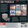 Puzzle 3D - EDUCA - Cube Aesthetic - 216 Pieces - 6 Puzzles de 36 Piec