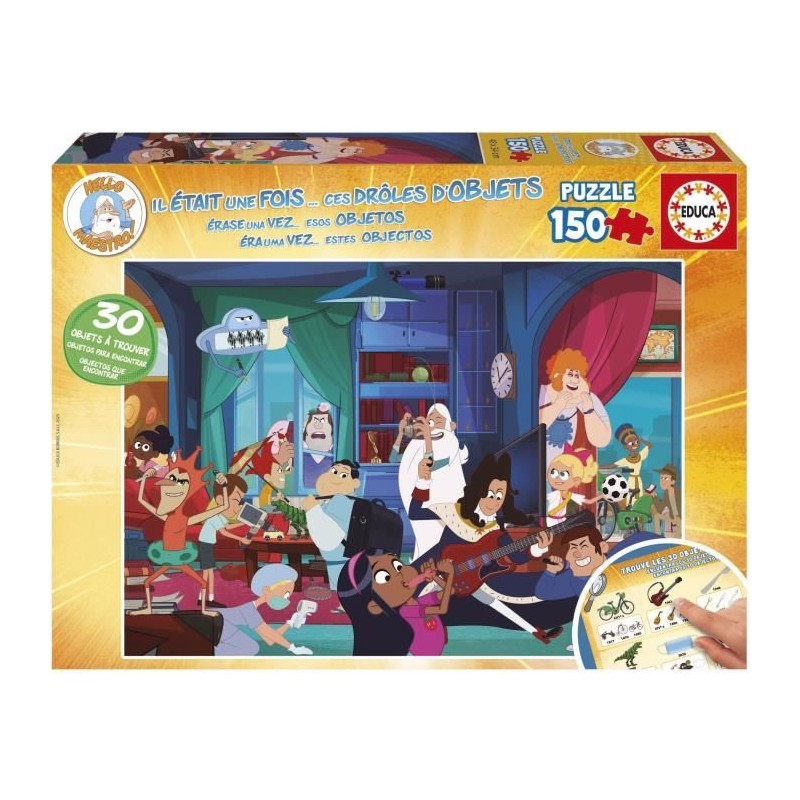Puzzle - EDUCA - Il était une fois... Ces drôles d´objets - 150 pie Puzzle - EDUCA - Il était une fois... Ces drôles d´objets - 150 pie