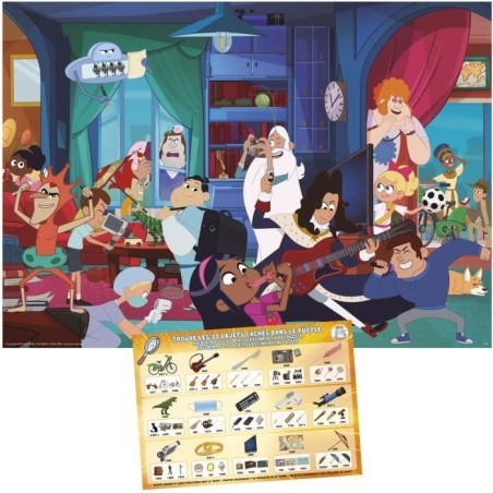 Puzzle - EDUCA - Il était une fois... Ces drôles d´objets - 150 pieces