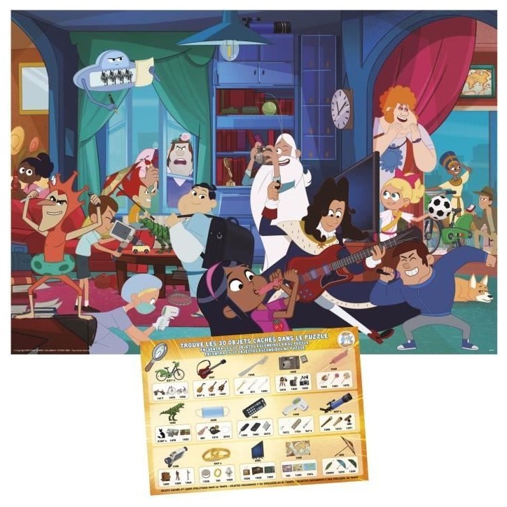 Puzzle - EDUCA - Il était une fois... Ces drôles d´objets - 150 pieces Puzzle - EDUCA - Il était une fois... Ces drôles d´objets - 150 pieces