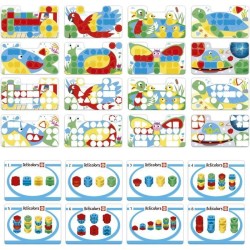 Articolors - Jeu éducatif - EDUCA - Empilement de jetons colorés et