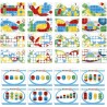 Articolors - Jeu éducatif - EDUCA - Empilement de jetons colorés et