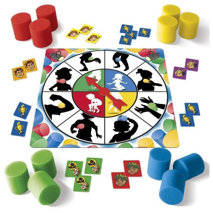 Spin & Fun - Jeu d'équilibre - EDUCA - Teste l'agilité et l'équilibre - 2 a 4 joueurs - Des 5 ans Spin & Fun - Jeu d'équilibre - EDUCA - Teste l'agilité et l'équilibre - 2 a 4 joueurs - Des 5 ans