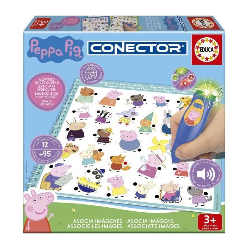 Conector Junior - Jeu éducatif électronique - EDUCA - Peppa Pig - Ap Conector Junior - Jeu éducatif électronique - EDUCA - Peppa Pig - Ap