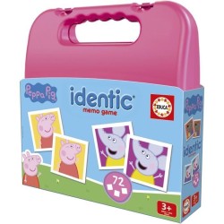 Identic Peppa Pig - Jeu de mémoire - EDUCA - 72 cartes, développe m