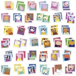 Identic Peppa Pig - Jeu de mémoire - EDUCA - 72 cartes, développe m