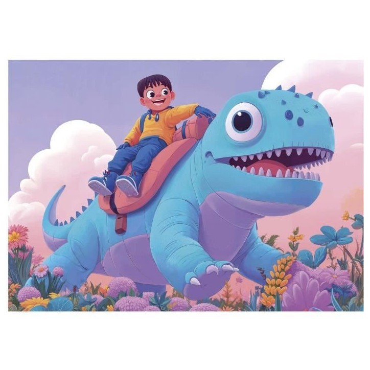 4 Puzzles - EDUCA - Dinos sympathiques - 20+40+60+80 pieces 4 Puzzles - EDUCA - Dinos sympathiques - 20+40+60+80 pieces