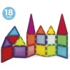 Magnetics Mallette - Jeu de construction - EDUCA - 18 blocs magnétiqu