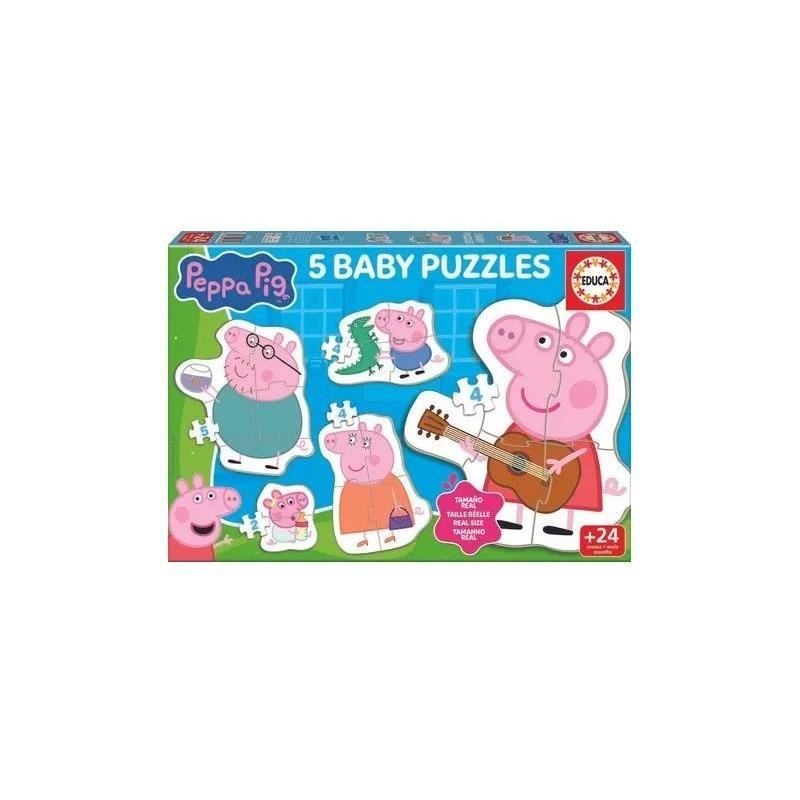 Baby puzzles - EDUCA - Peppa Pig - 4 Pieces