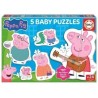 Baby puzzles - EDUCA - Peppa Pig - 4 Pieces