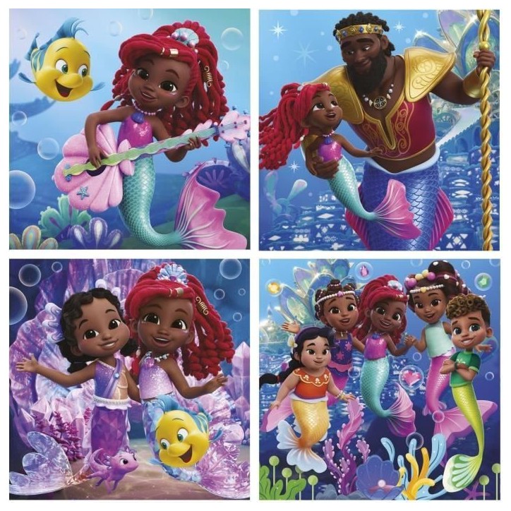 Puzzles progréssifs - EDUCA - Ariel - 12+16+20+25 pieces Puzzles progréssifs - EDUCA - Ariel - 12+16+20+25 pieces