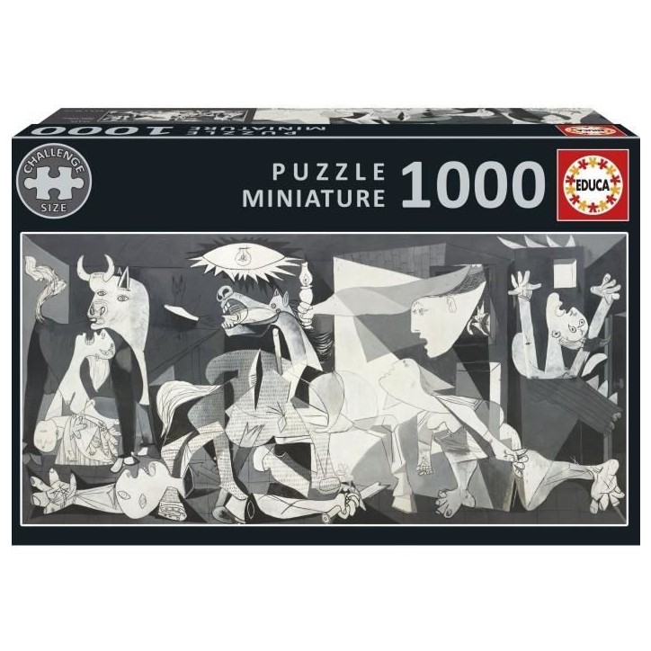 Puzzle - EDUCA - Guernica, P. Picasso Miniature - 1000 pieces