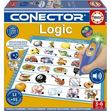 Conector Logic - Jeu éducatif - EDUCA - 90 questions, 12 themes, form