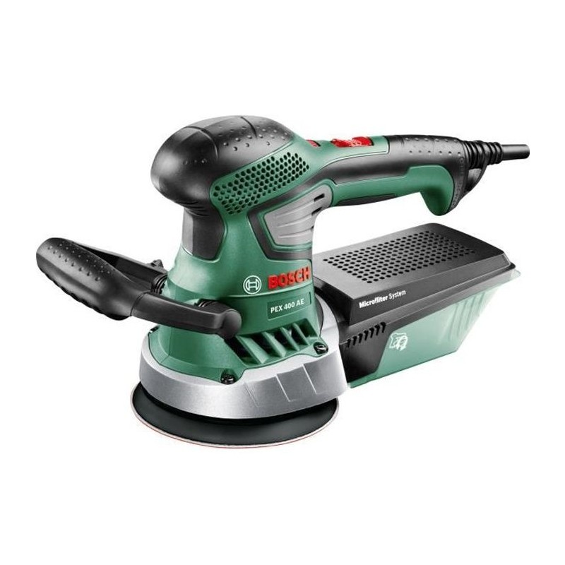 Ponceuse excentrique filaire Bosch - PEX 400 AE (350W, livrée avec co Ponceuse excentrique filaire Bosch - PEX 400 AE (350W, livrée avec co
