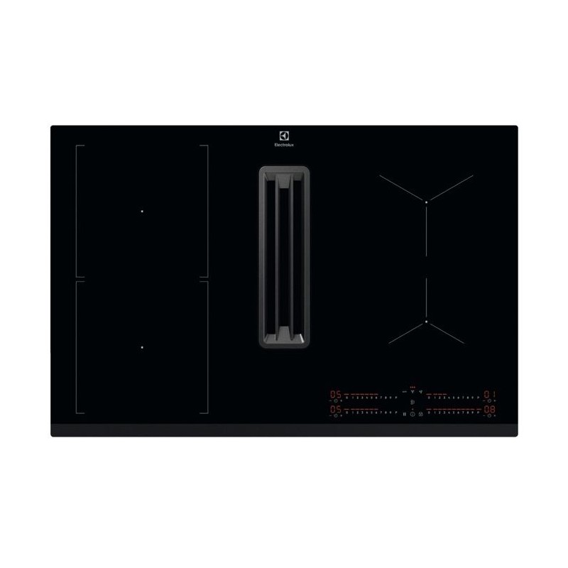 Plaque de cuisson aspirante a induction - ELECTROLUX - 4 foyers - 78 x Plaque de cuisson aspirante a induction - ELECTROLUX - 4 foyers - 78 x