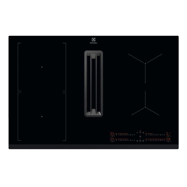 Plaque de cuisson aspirante a induction - ELECTROLUX - 4 foyers - 78 x 52 cm - KCC83443 Plaque de cuisson aspirante a induction - ELECTROLUX - 4 foyers - 78 x 52 cm - KCC83443