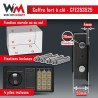 Coffre fort électronique - Work Men Security - CFE253525 - Dimensions