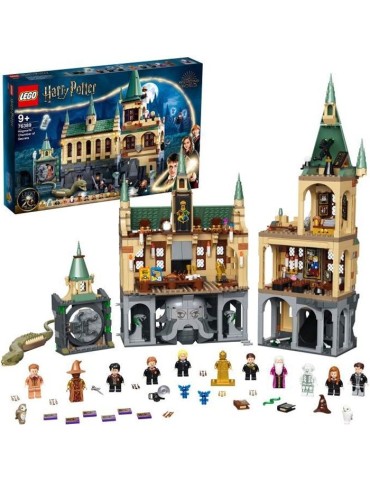LEGO 76389 Harry Potter™ La Chambre des Secrets de Poudlard Jouet Château avec Grande Salle + Figurine Edition 20eme Annivers