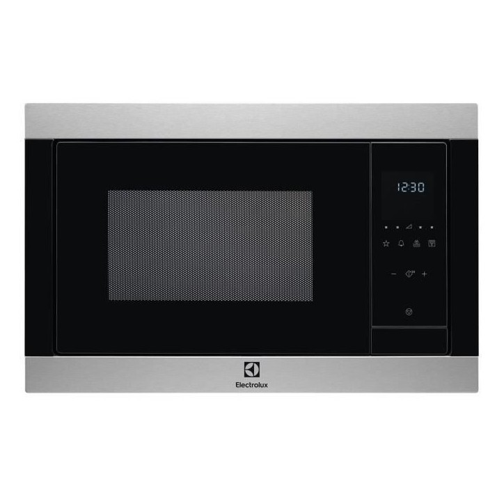Micro-ondes encastrable - ELECTROLUX - CMS4253TMX - Inox anti-trace - 23l - Grill - H 388 x L 595 x P 400 mm Micro-ondes encastrable - ELECTROLUX - CMS4253TMX - Inox anti-trace - 23l - Grill - H 388 x L 595 x P 400 mm