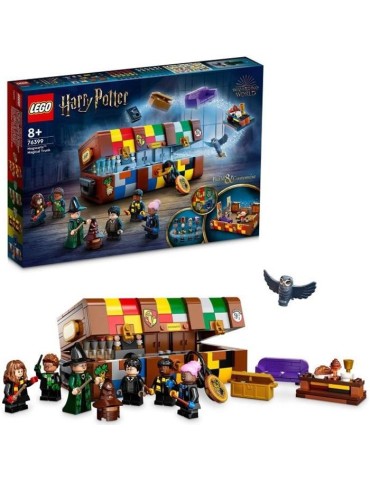 LEGO 76399 Harry Potter La Malle Magique De Poudlard, Jouet Personnalisable, Création d'Accessoire et Personnages, Enfants 8 An