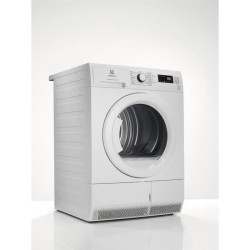Seche-linge pompe a chaleur ELECTROLUX EDH1281UC - 8 kg - L60cm - Blan