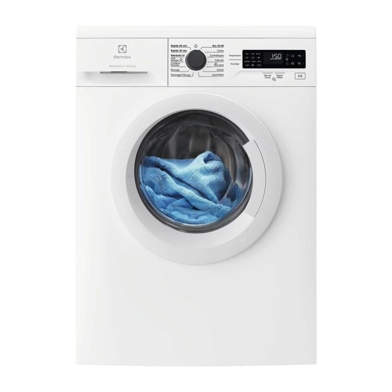 Lave-linge hublot ELECTROLUX EWF0812A4 - 8 kg - Eco Inverter - L60cm - Lave-linge hublot ELECTROLUX EWF0812A4 - 8 kg - Eco Inverter - L60cm -