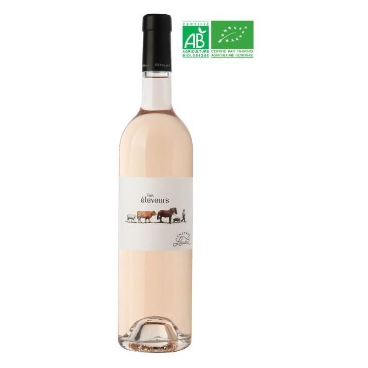 Château Lauduc Les éleveurs 2024 Bordeaux - Vin rosé de Bordeaux - Bio