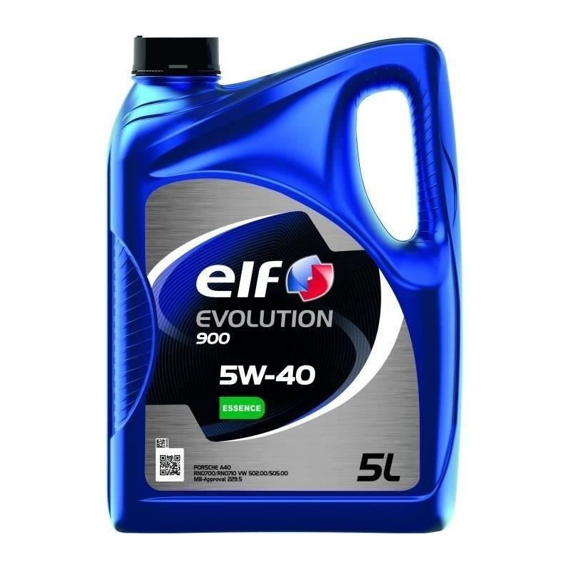 Huile moteur essence - ELF - EVOLUTION 900 5W-40 - 5L Huile moteur essence - ELF - EVOLUTION 900 5W-40 - 5L