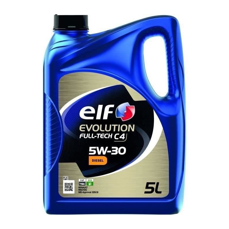 ELF HUILE MOTEUR 5L EVOLUTION FULLTECH C4 5W30 ELF HUILE MOTEUR 5L EVOLUTION FULLTECH C4 5W30