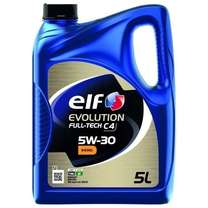 ELF HUILE MOTEUR 5L EVOLUTION FULLTECH C4 5W30