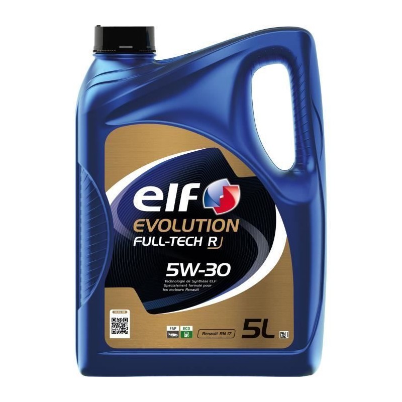 Huile moteur - ELF - Evolution FULL-TECH R 5W-30 - 5L Huile moteur - ELF - Evolution FULL-TECH R 5W-30 - 5L