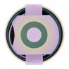 ELHO Pots de fleur Lex Pott - Set 14 cm - Blanc Vert Violet - L 14 x W