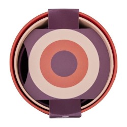 ELHO Pots de fleur Lex Pott - Set 14 cm - Rouge Rose Violet - L 14 x W