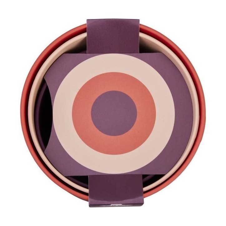 ELHO Pots de fleur Lex Pott - Set 14 cm - Rouge Rose Violet - L 14 x W 13.8 x H 12 cm - Intérieur - 100% recyclé