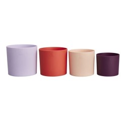 ELHO Pots de fleur Lex Pott - Set 15 cm - Violet Rouge Rose Violet - L