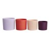 ELHO Pots de fleur Lex Pott - Set 15 cm - Violet Rouge Rose Violet - L