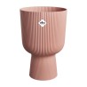 ELHO Pot de fleur Vibes Fold Coupe - Rose - Ø 29.5 x H 45 cm - Intér