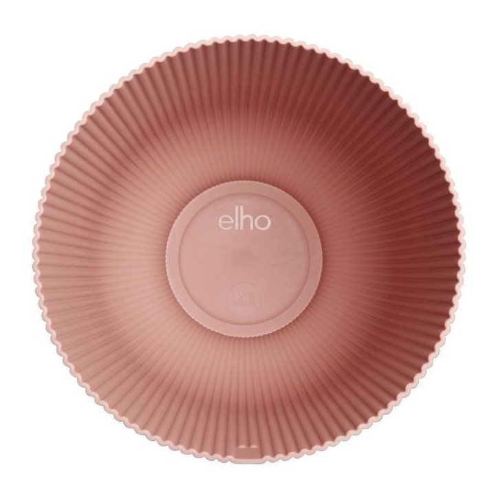 ELHO Pot de fleur Vibes Fold Coupe - Rose - Ø 29.5 x H 45 cm - Intérieur - 100% recyclé
