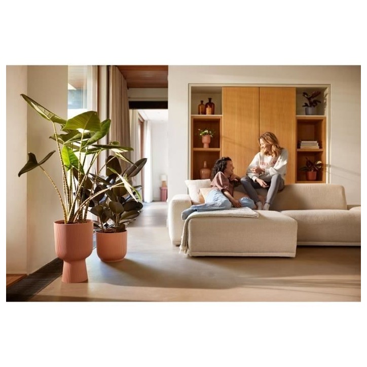 ELHO Pot de fleur Vibes Fold Coupe - Rose - Ø 29.5 x H 45 cm - Intérieur - 100% recyclé
