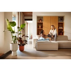 ELHO Pot de fleur Vibes Fold Coupe - Blanc - Ø 29.5 x H 45 cm - Inté
