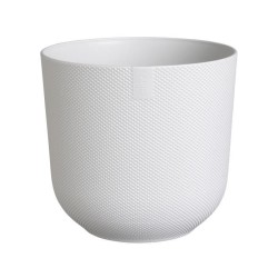 ELHO Pot de fleur Jazz Rond - Blanc - Ø 26 x H 24 cm - Intérieur - 1