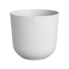 ELHO Pot de fleur Jazz Rond - Blanc - Ø 26 x H 24 cm - Intérieur - 1