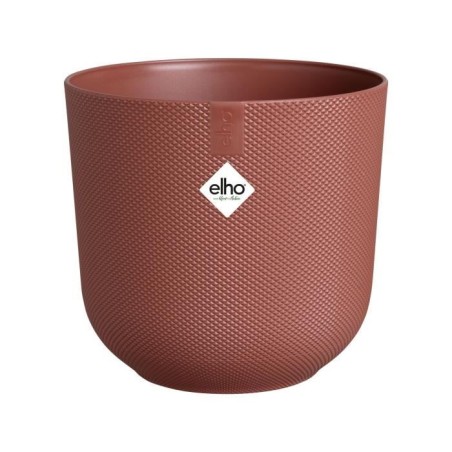 ELHO Pot de fleur Jazz Rond - Rouge - Ø 26 x H 24 cm - Intérieur - 100% recyclé