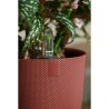 ELHO Pot de fleur Jazz Rond - Rouge - Ø 26 x H 24 cm - Intérieur - 1