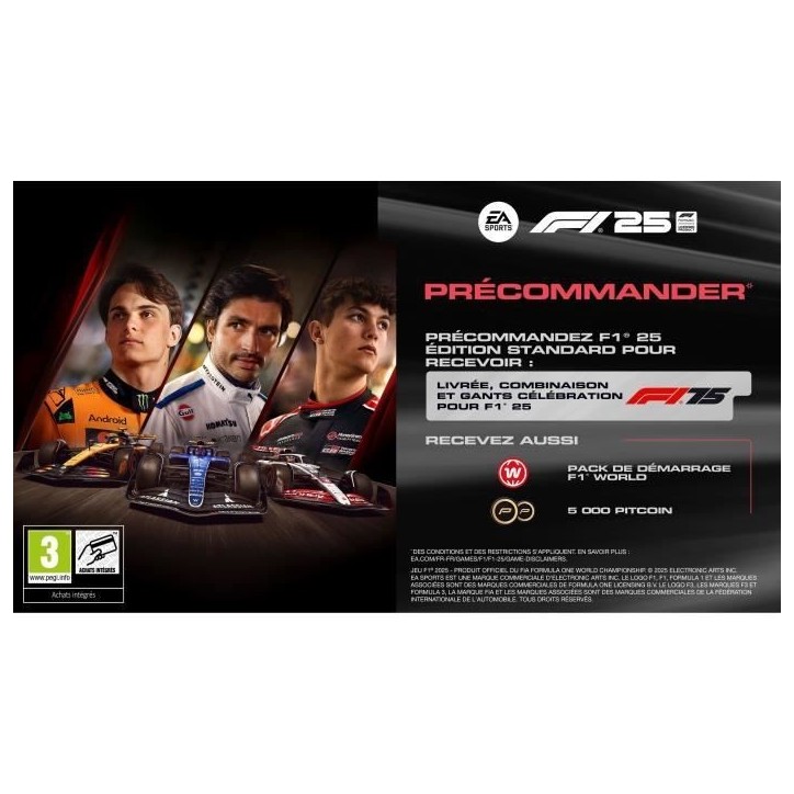 F1 25 - Jeu PS5